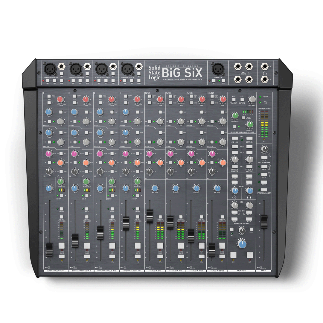 Production de podcasts : console de mixage SiX