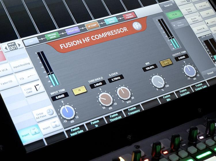 Consoles SSL Live - Compresseur Fusion HF